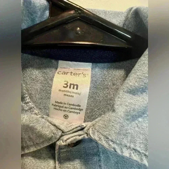 Carter's Baby Boy One Piece Romper Size 3 Months - Picture 3 of 7